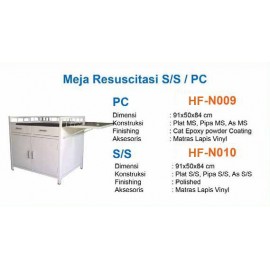 Meja Resusitasi Bayi Resuscitation Table Bahan Besi