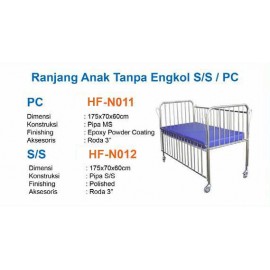 Brancard Ranjang Anak Tanpa Engkol Bahan Stainless Steel