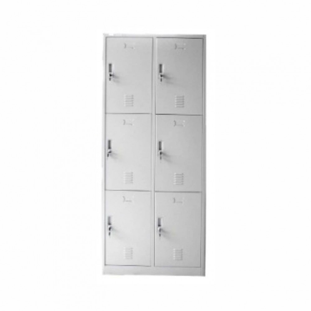 Lemari Locker 6 Pintu Besi