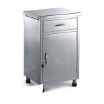 Bed Side Cabinet Stainless Steel dengan Laci Makan
