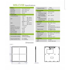 Digital Radiology DR Flat Panel Wireless 17x17 Medsinglong