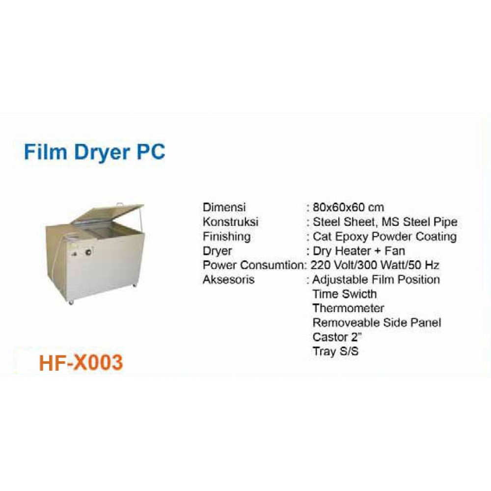 Film Dryer Alat Pengering Film