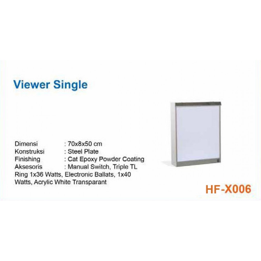 Lampu Baca Single Film Bahan Besi