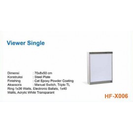 Lampu Baca Single Film Bahan Besi