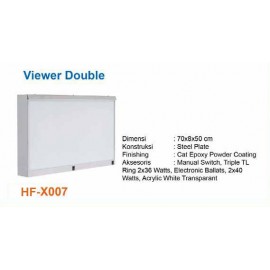 Lampu Baca Double Film Bahan Besi
