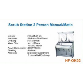 Scrub Station 2 Person Automatic